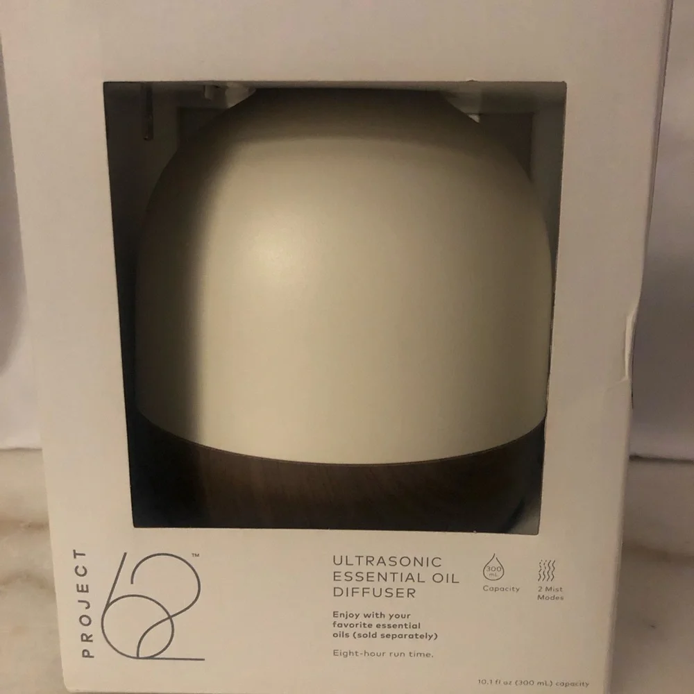 Project 62 Cream and Brown Ultrasonic Diffuser